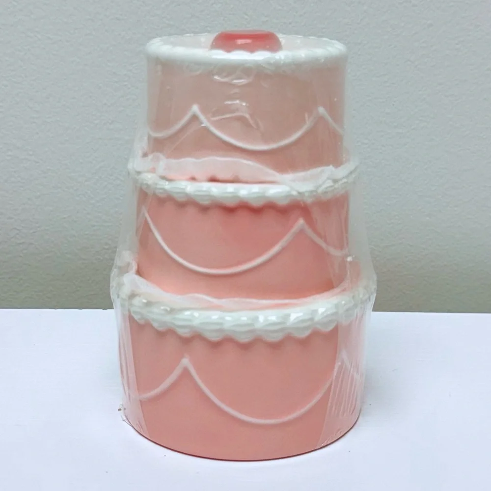 New! Pink Cake Ceramic Measuring Cups by Target Bullseye Playground